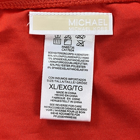SOLD! Michael Kors Layered Tankini 2 Piece Swimsuit Set - Picture 10 of 14